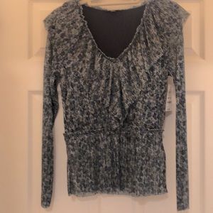 Lightweight muted blue top